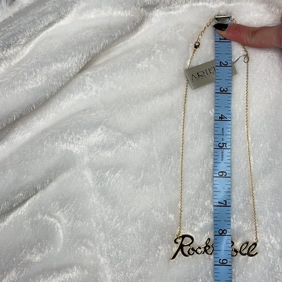 Gold “Rock’nRoll” Necklace - Picture 5 of 9